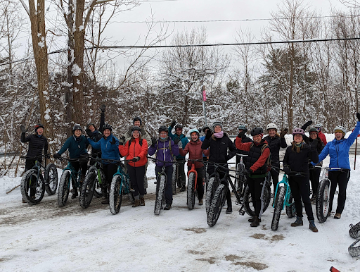 The Monthly Cycle Hosts Inclusive Fat Bike Ride in Mahone Bay